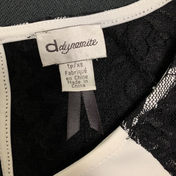 Dynamite Peplum Lace Back Top - Picture 4 of 4